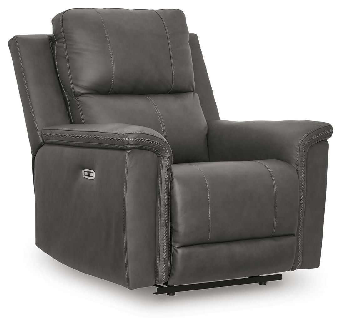 Beryton - Power Recliner With Adjustable Headrest