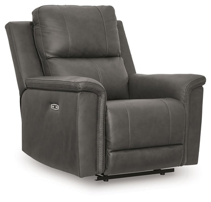 Beryton - Power Recliner With Adjustable Headrest