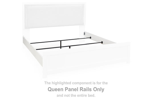 Raechalla - Queen Panel Rails - White