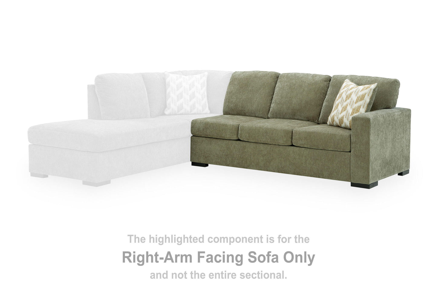 MaKaylen - RAF Sofa - Moss