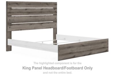 Urbanoore - King Panel Headboard/Footboard - Brown Gray