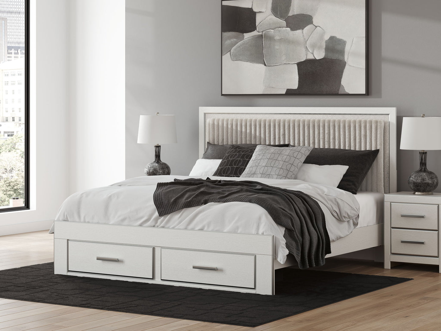 Birmonton - Upholstered Panel Bed