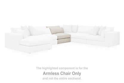 Stonecroft Manor - Armless Chair - Snowstone