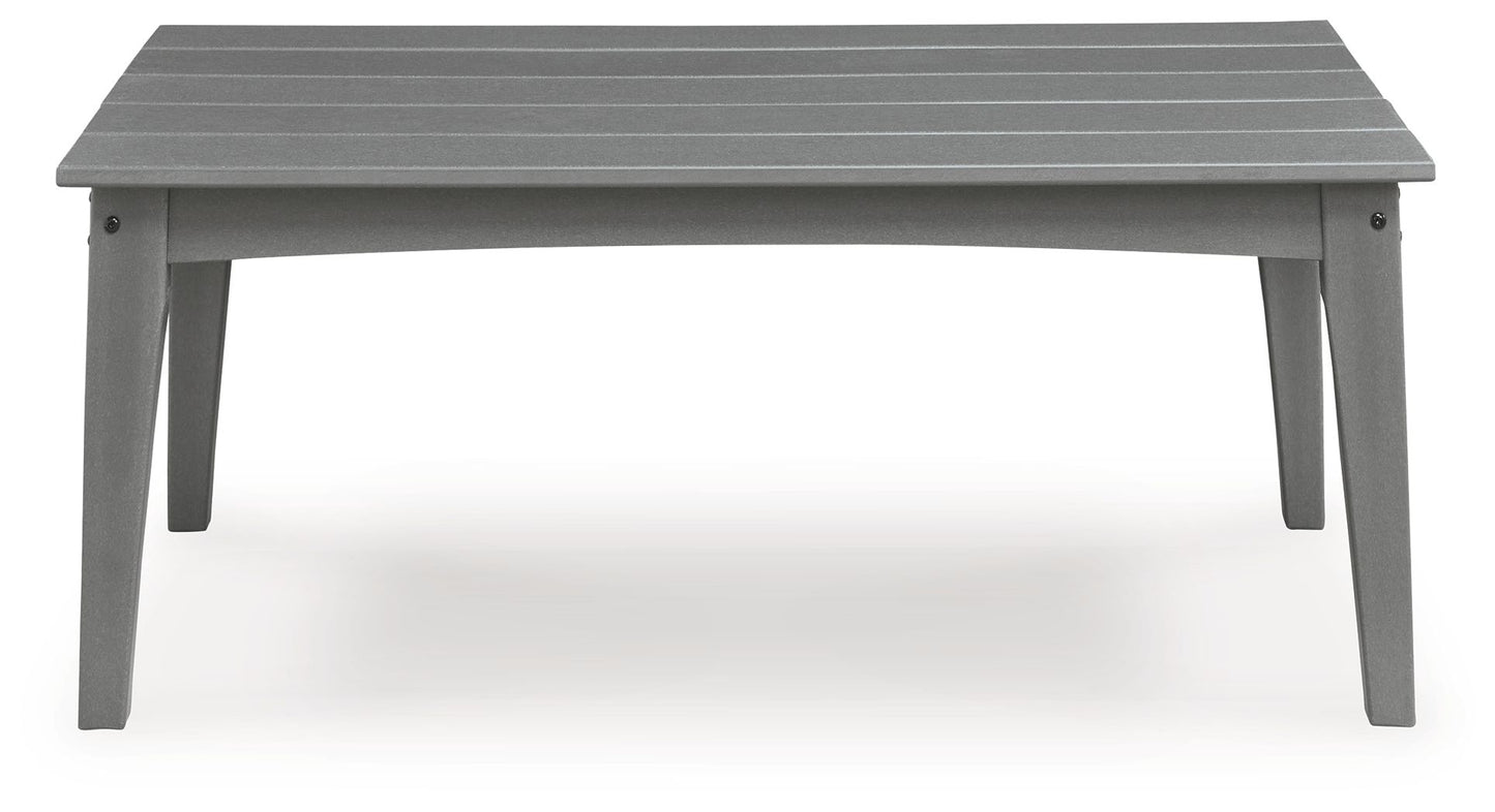 Lone View Bay - Rectangular Cocktail Table - Gray