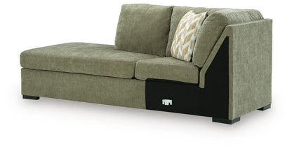 MaKaylen - LAF Corner Chaise - Moss