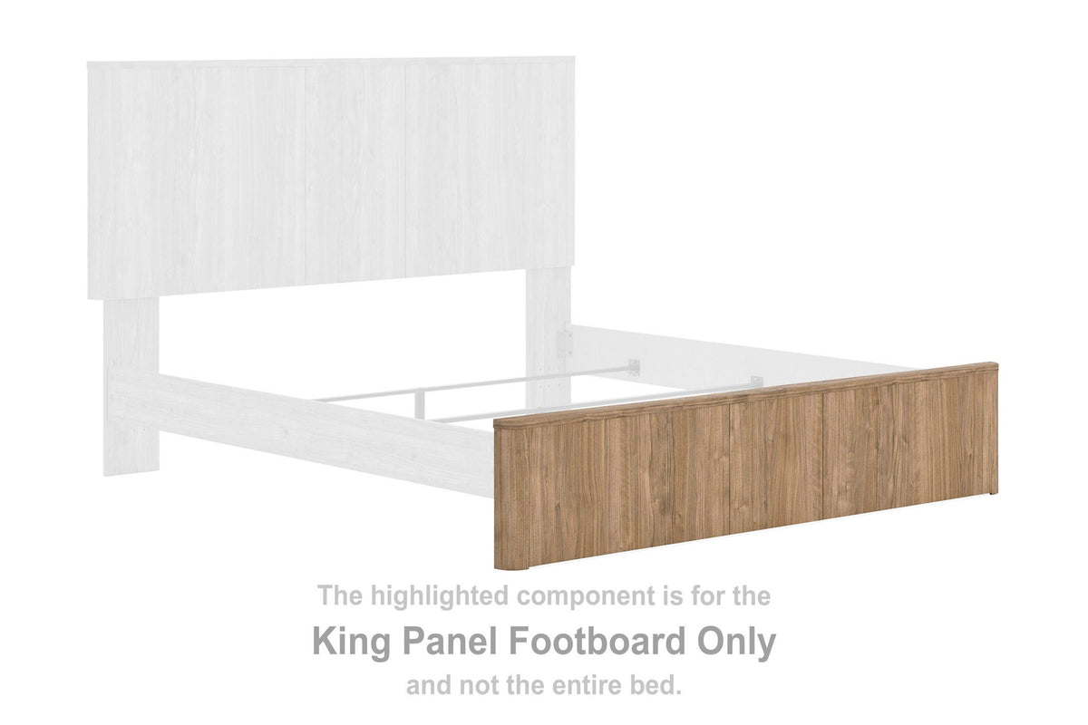 Dovander - King Panel Footboard - Warm Natural Brown