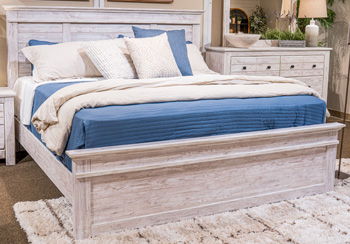 Fenderport - King Panel Headboard - Whitewash