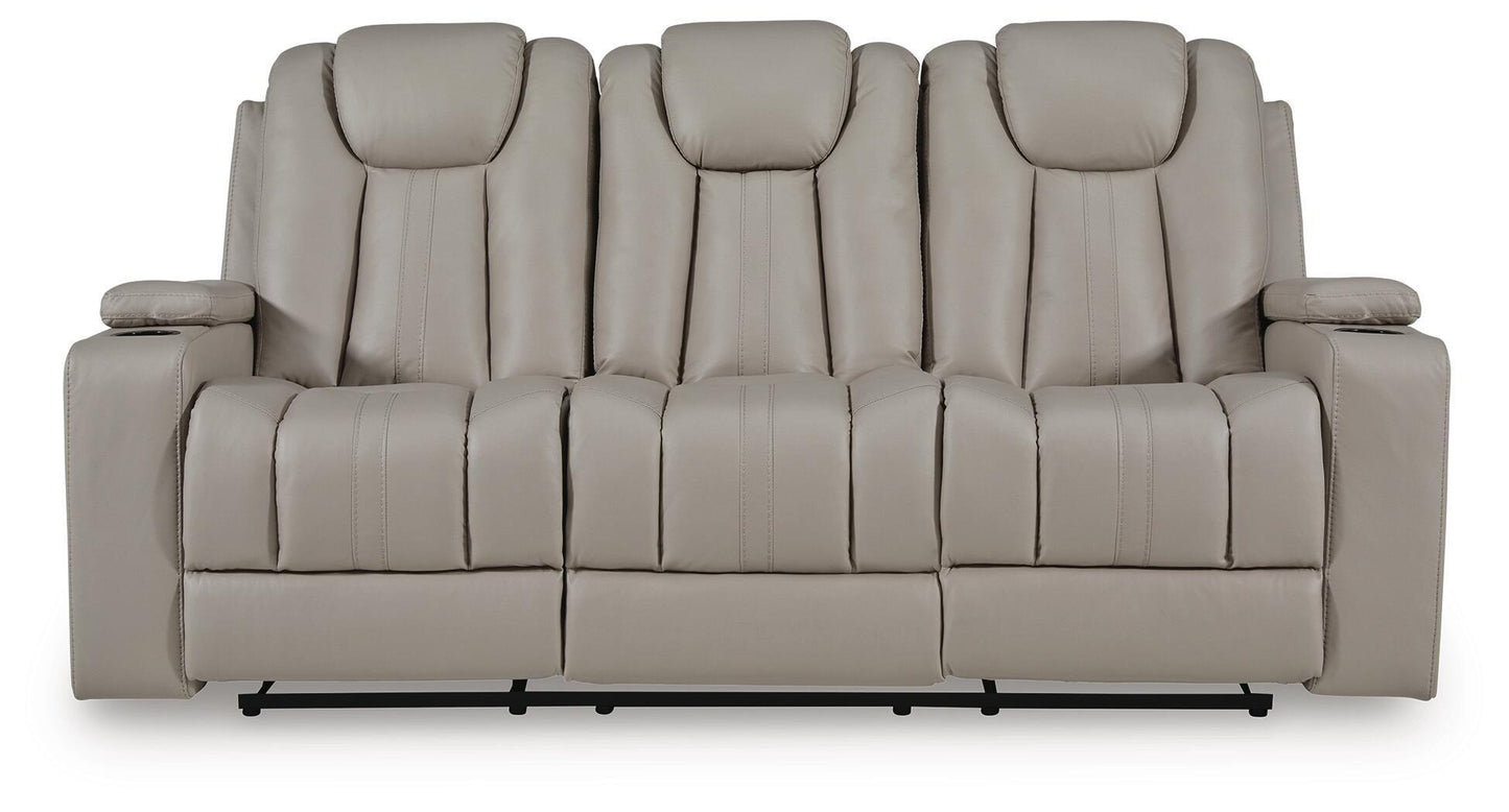 Next Move - Reclining Sofa With Drop Down Table - Coin