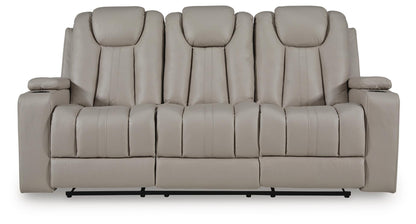 Next Move - Reclining Sofa With Drop Down Table - Coin