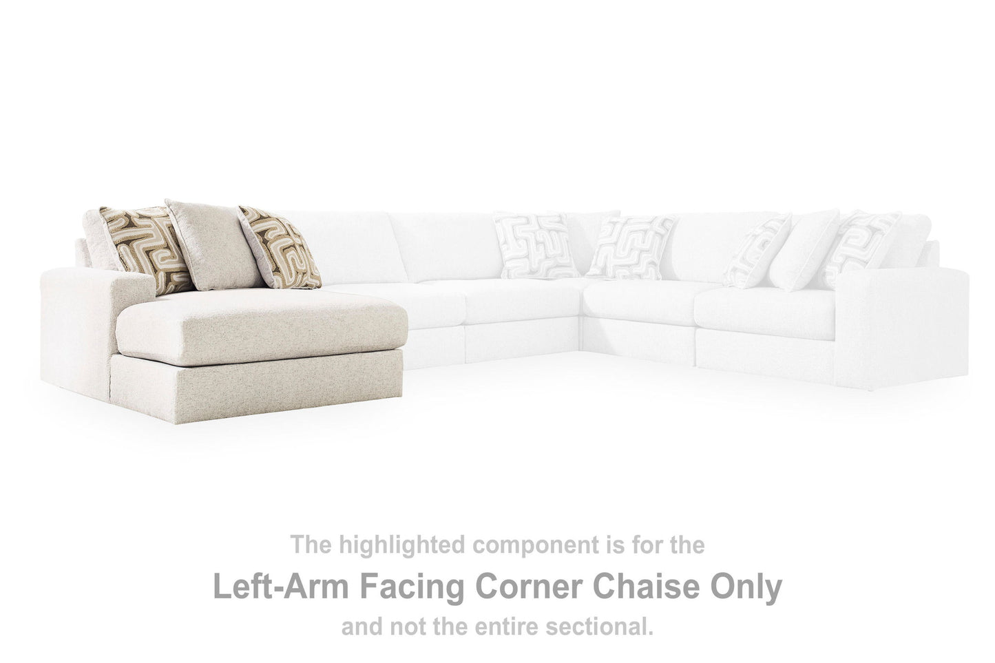 Toliar - LAF Corner Chaise - Feathered