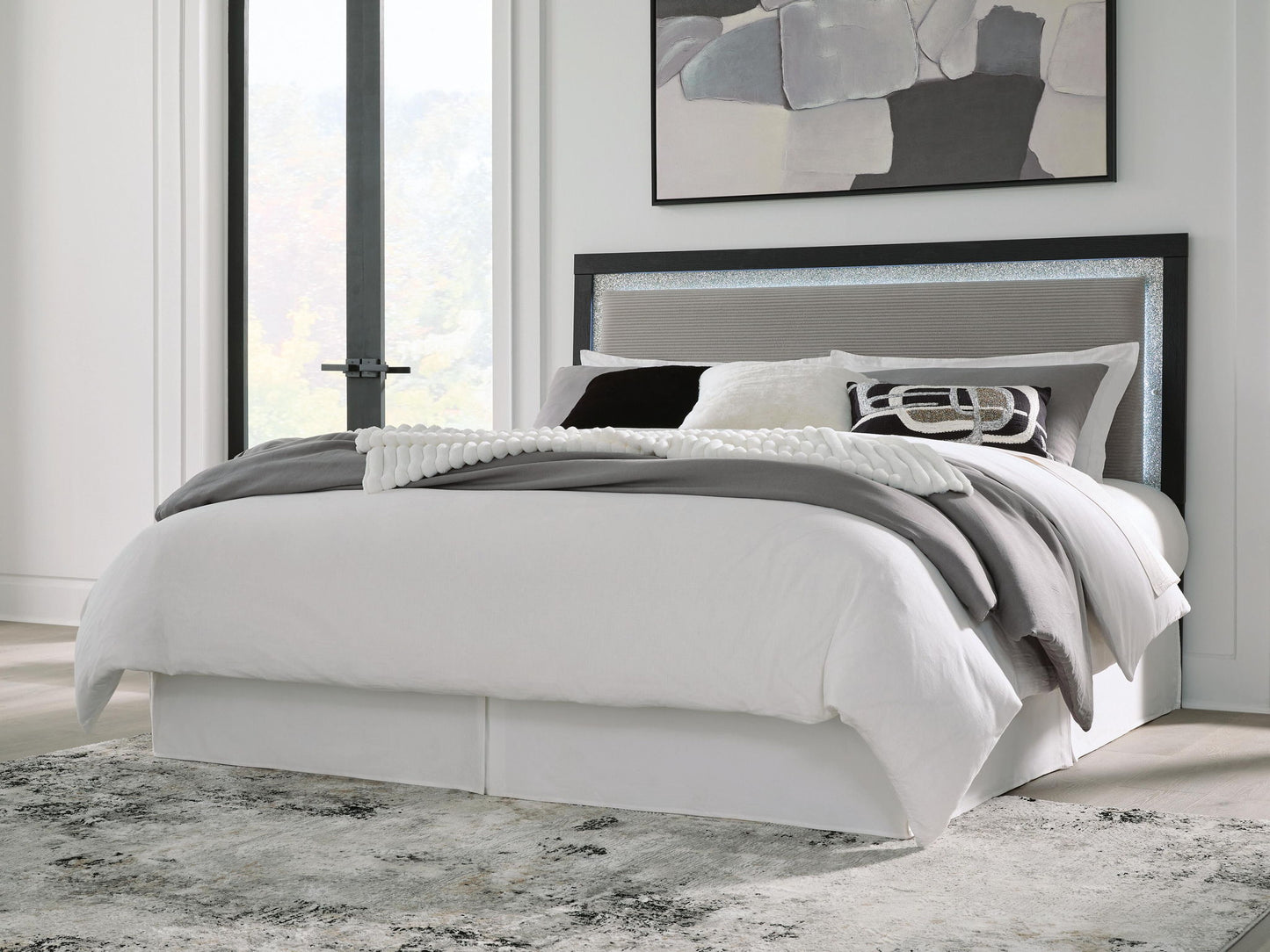 Raechalla - Upholstered Panel Headboard