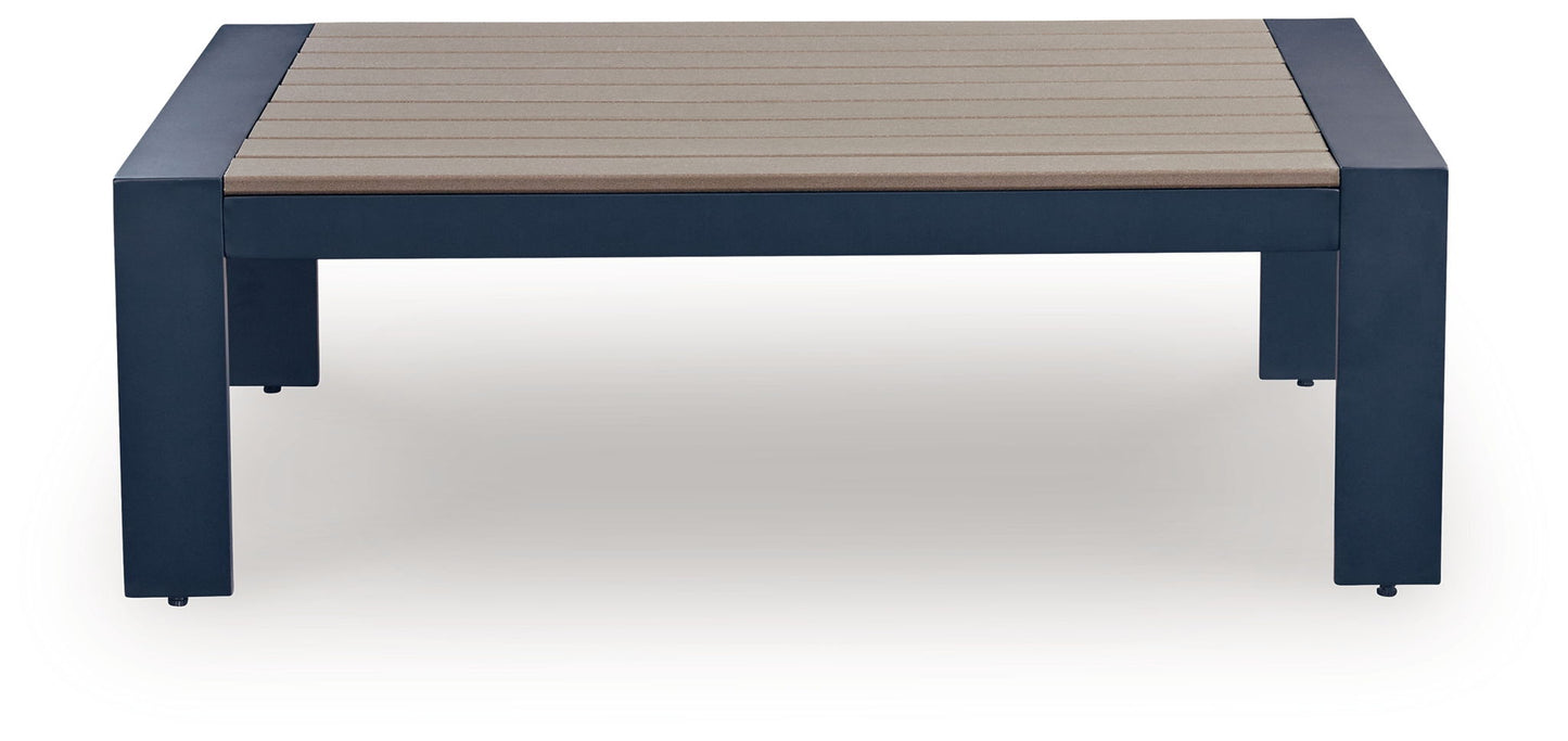 Mabry Shores - Rectangular Cocktail Table - Blue