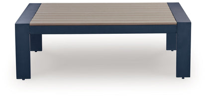 Mabry Shores - Rectangular Cocktail Table - Blue