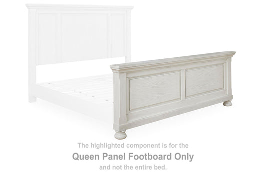 Robbinsdale - Queen Panel Footboard - Antique White