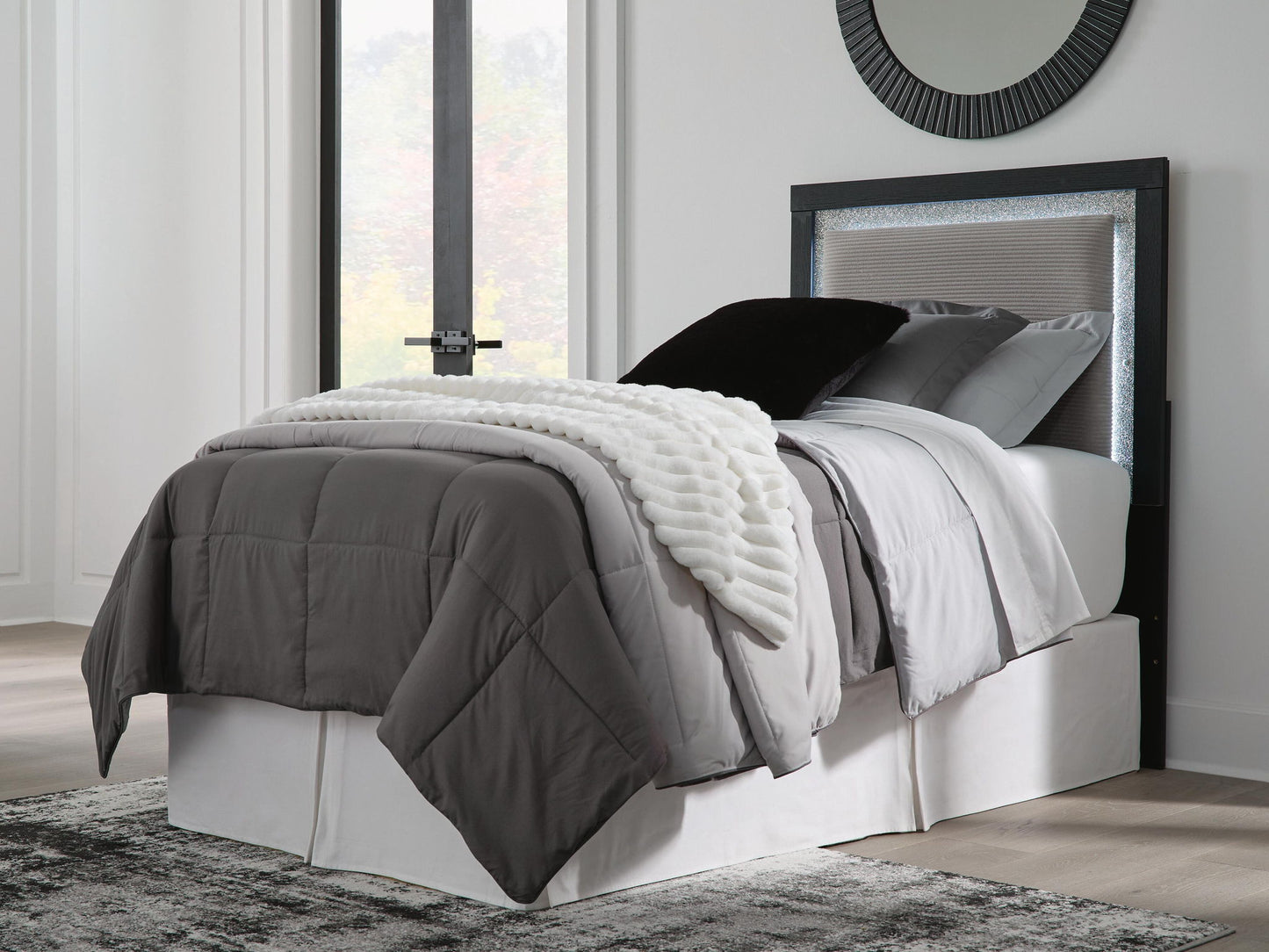 Raechalla - Upholstered Panel Headboard