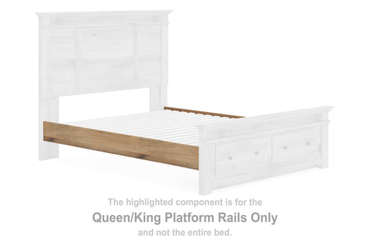 Fenderport - Queen/King Platform Rails - Tan