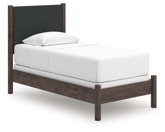 Cadmori - Upholstered Panel Bed