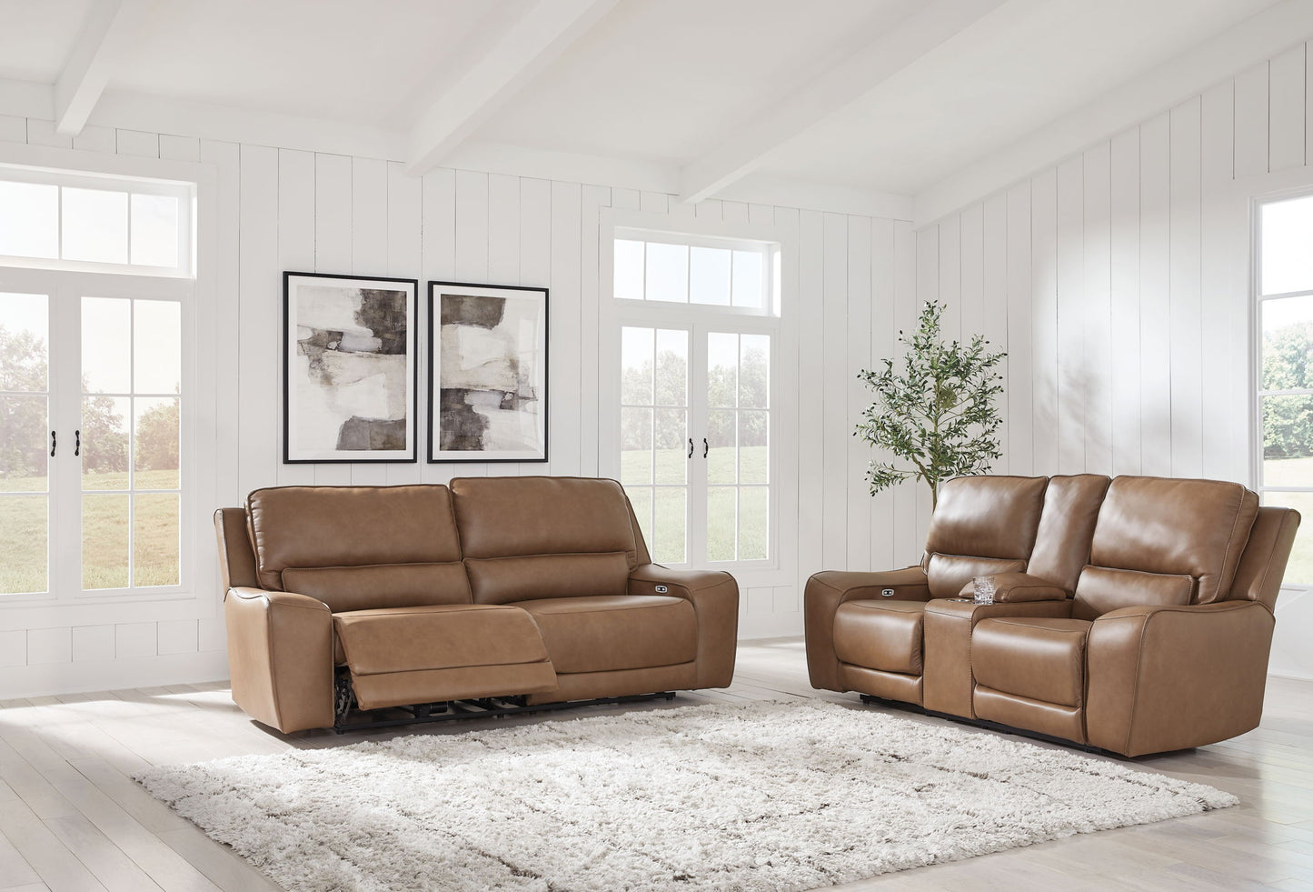 Silverbrooke - Power Reclining Sofa Set