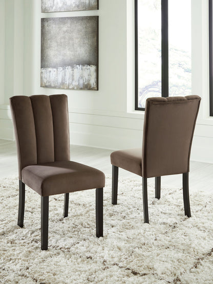 Jazmore - Dining Upholstered Side Chair (Set of 2) - Mocha