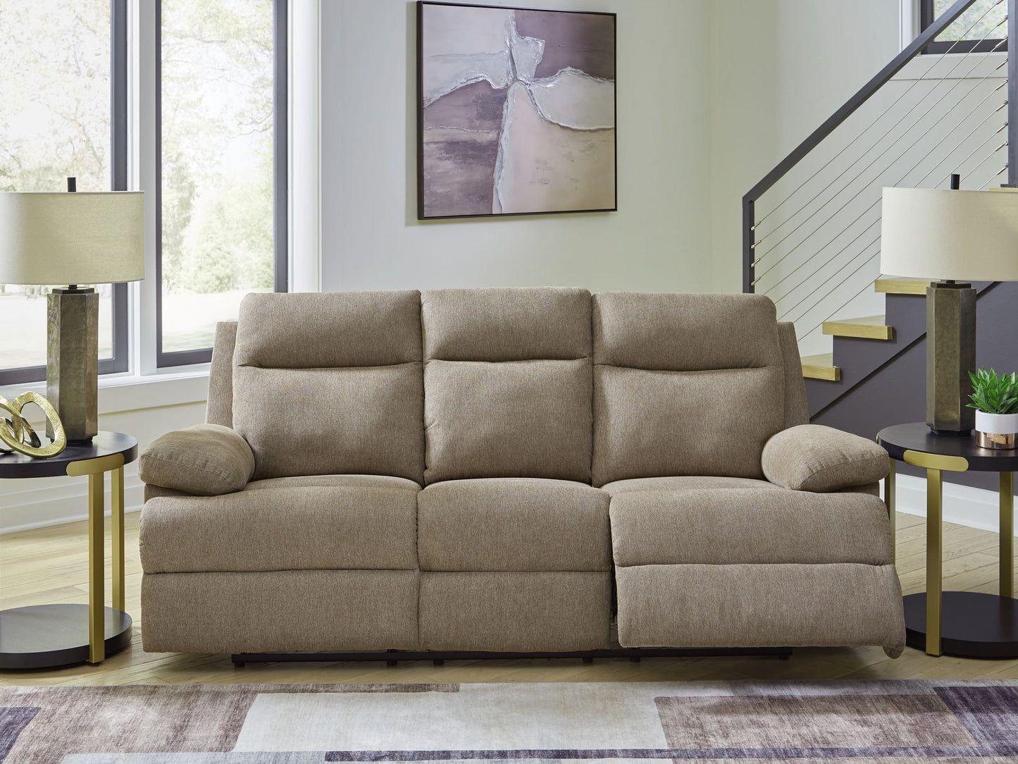 Tarrant - Reclining Sofa With Drop Down Table