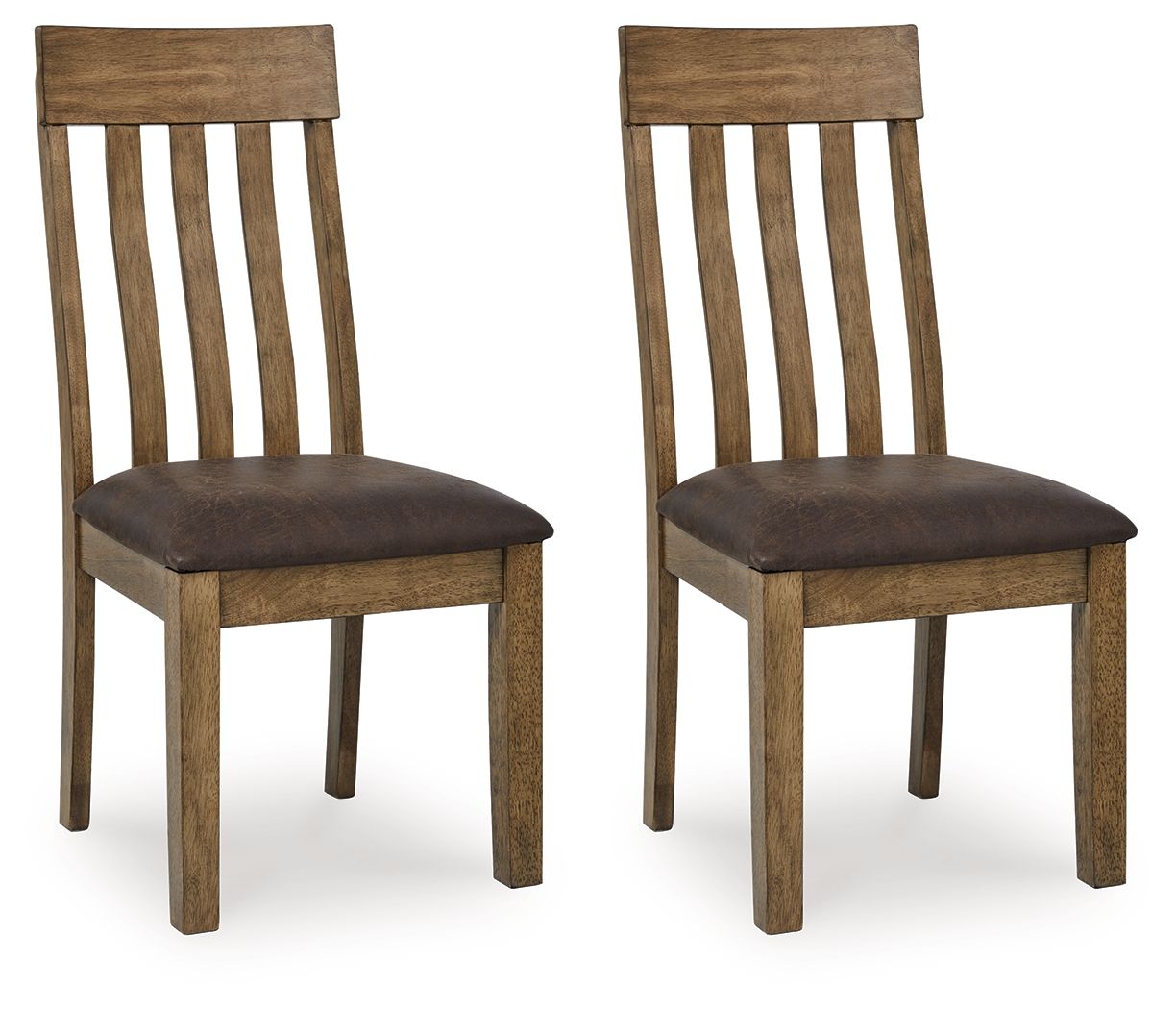 Broxtyn - Dining Upholstered Side Chair (Set of 2) - Light Brown