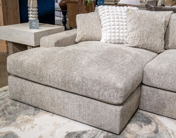 Reston Cove - LAF Corner Chaise - Burlap