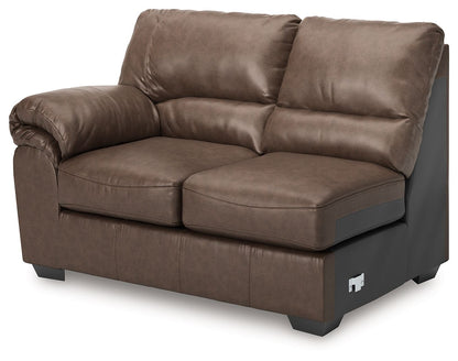 Whitlock - LAF Loveseat - Umber