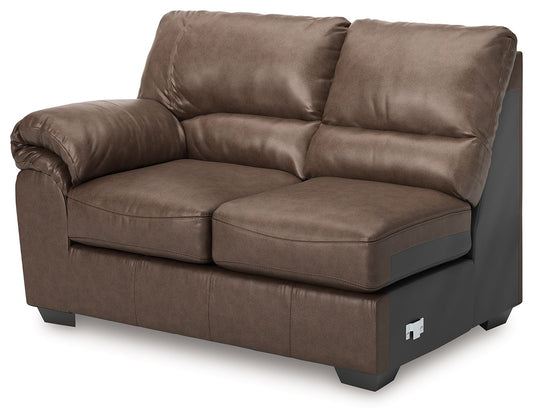 Whitlock - LAF Loveseat - Umber