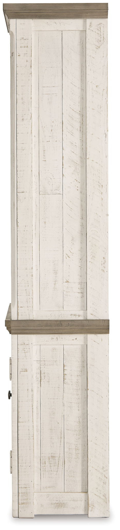 Havalance - Left Pier Cabinet - Brown / Beige