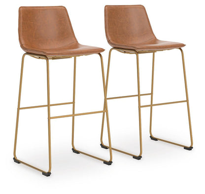 Crandox - Tall Upholstered Barstool (Set of 2)