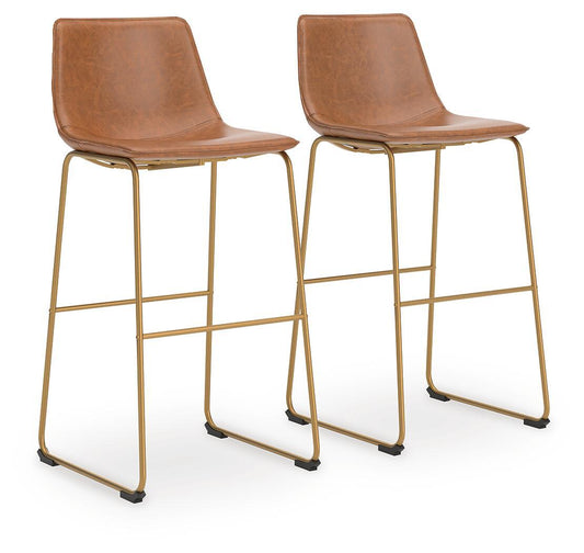 Crandox - Tall Upholstered Barstool (Set of 2)