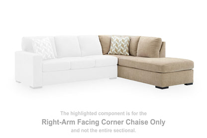MaKaylen - RAF Corner Chaise - Almond