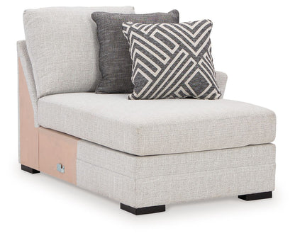 Koralynn - Raf Corner Chaise - Stone