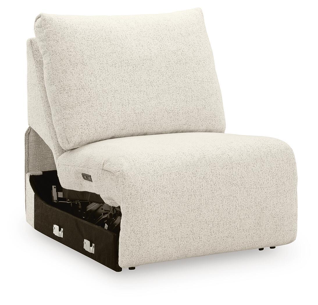 Caldriss - Armless Power Recliner - Chia
