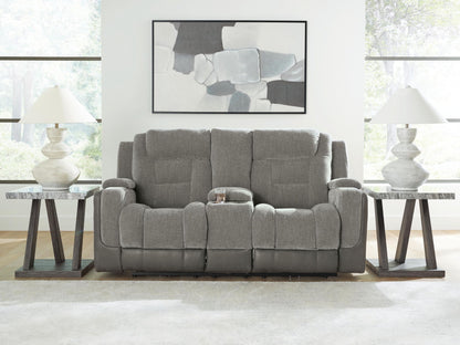 Ultimax - Power Reclining Loveseat With Console / Adjustable Headrest