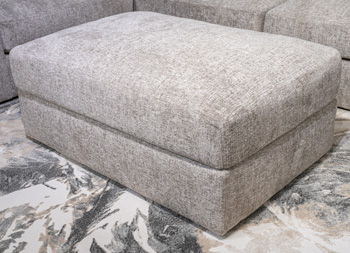 Reston Cove - Oversized Accent Ottoman - Burlap