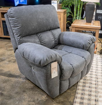 Hadrian Pike - Power Rocker Recliner With Adjustable Headrest - Galaxy