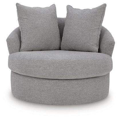 Artisian Loft - Swivel Accent Chair - Pewter