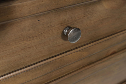 Vandenmore - Dresser And Mirror - Medium Brown