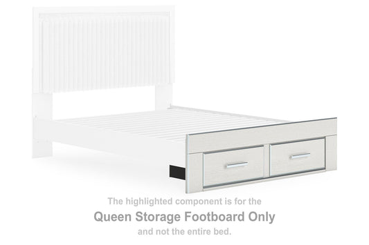 Birmonton - Queen Storage Footboard - White