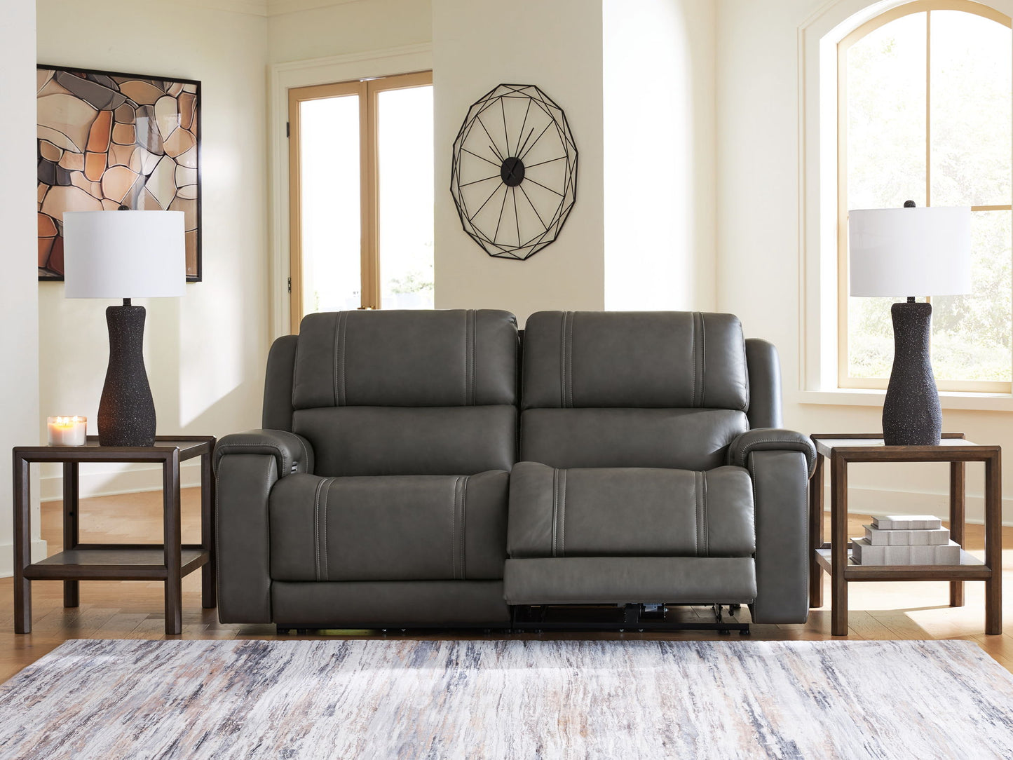 5Z-Harrenhurst - Power Reclining Sectional
