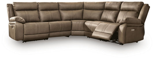 Max-Media - 5 Piece Reclining Sectional