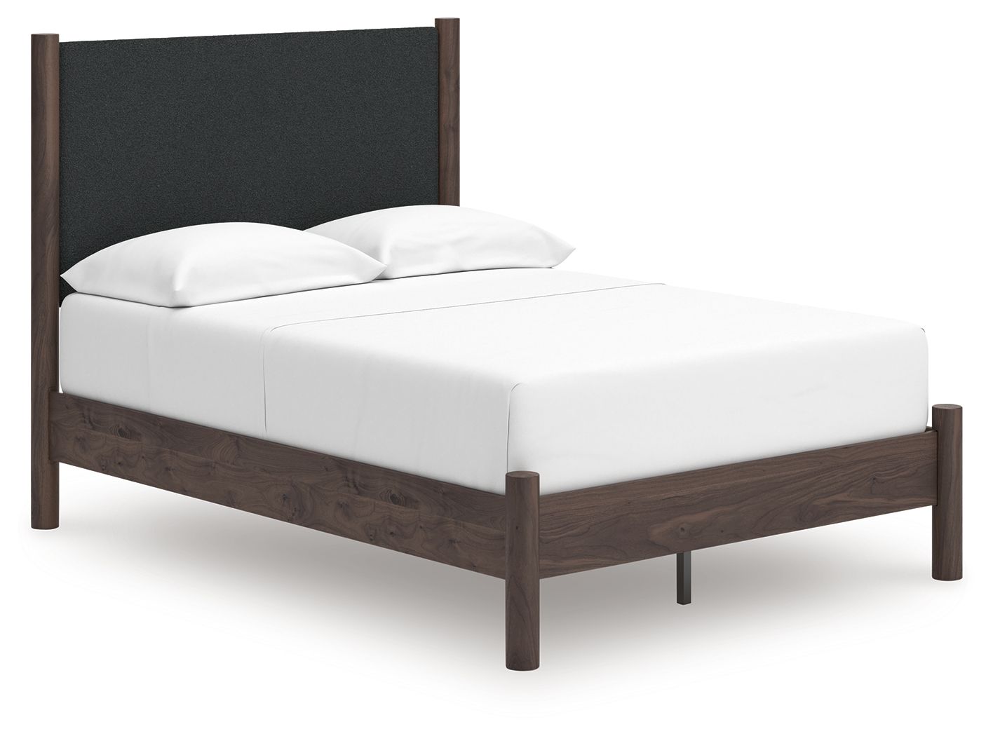 Cadmori - Upholstered Panel Platform Bed