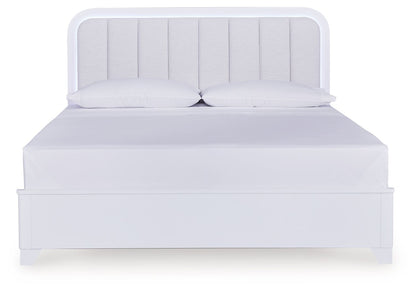 Frostlyn - Upholstered Panel Bed