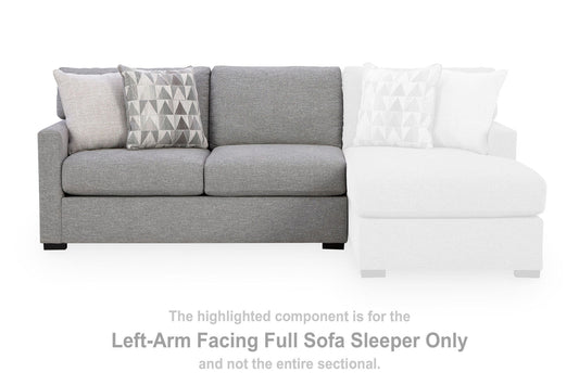 Artisian Loft - LAF Full Sofa Sleeper - Pewter