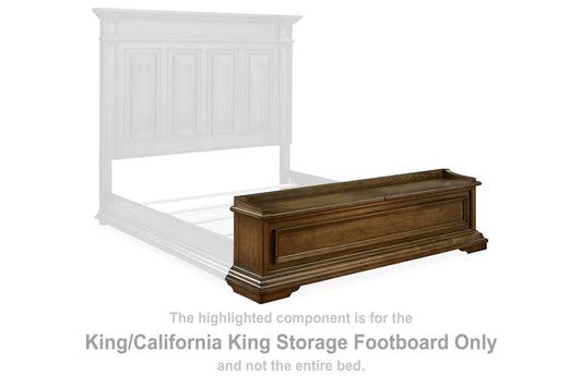 Channley - King/California King Storage Footboard - Brown