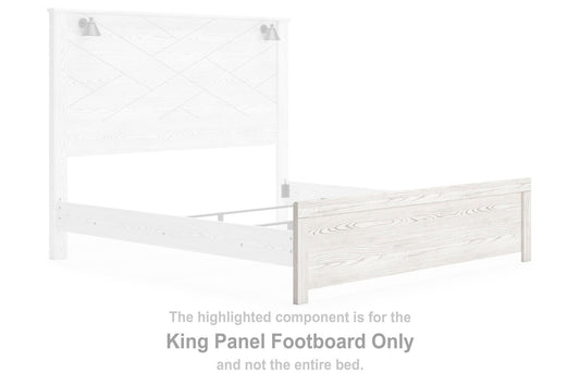 Gerridan - King Panel Footboard - White