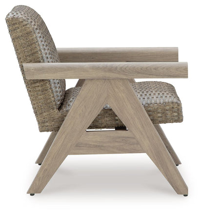Carisbo - Rocking Lounge Chair - Beige
