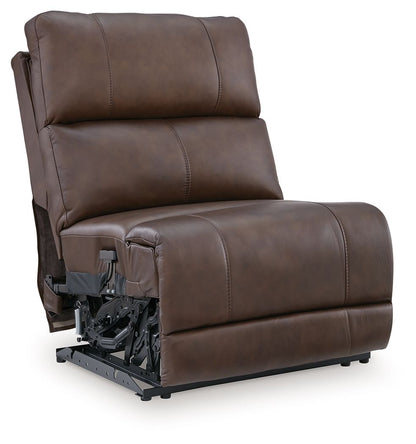 Beryton - Power Armless Recliner With Adjustable Headrest - Espresso