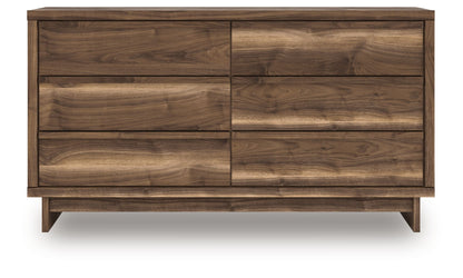 Zadilyn - Six Drawer Dresser - Brown